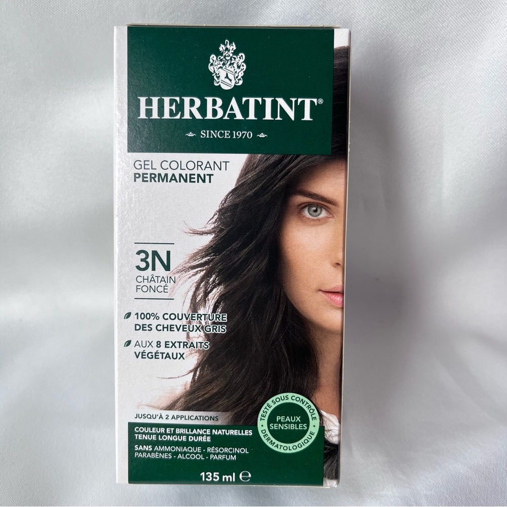Herbatint 3N Dark Chestnut Brown 135 ml Permanent Natural Hair Color Gel